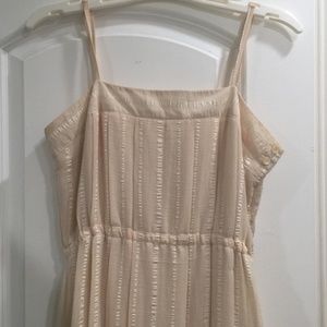 Cream Forever 21 dress